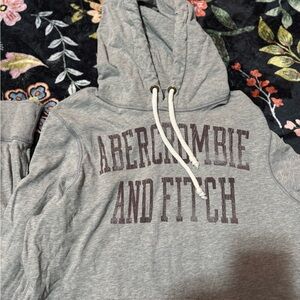 Abercrombie & Fitch Heather Gray Hoodie